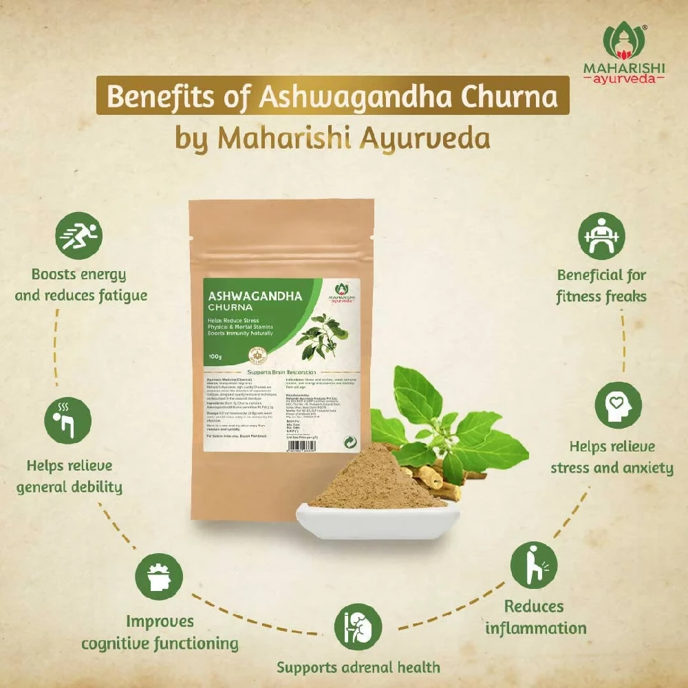 Maharishi Ayurveda Ashwagandha Churna, 100g-3.webp